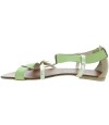European lime green sandals for older girls or teens