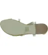 European lime green sandals for older girls or teens