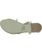 European lime green sandals for older girls or teens