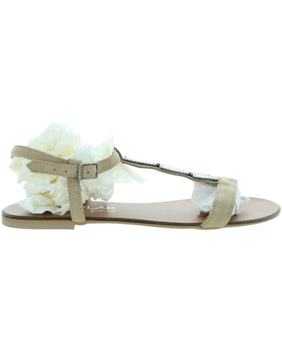 Beige teen unique European made sandals 