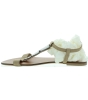 Beige teen unique European made sandals 