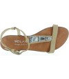 Beige teen unique European made sandals 