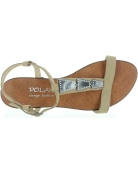 Beige teen unique European made sandals 