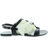 Black Leather European Sandals for Women | Teen Fashion from Europe