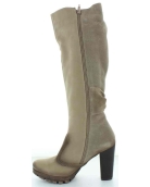 Tall gray ladies snow boots from Europe