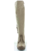 Tall gray ladies snow boots from Europe