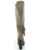 Tall gray ladies snow boots from Europe
