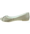 Beige women flats with buckle from Europe 