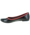 Black and red womans flats from Europe