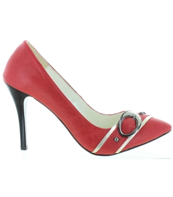 Pointy toe red pumps for females