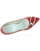 Pointy toe red pumps for females