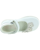 White dress shoes for a baby from Italy