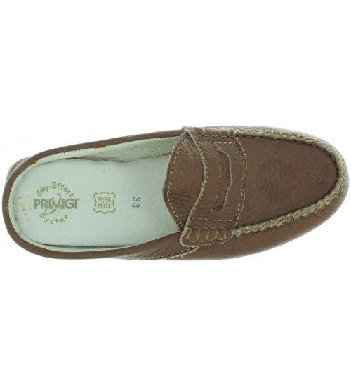 Brown clogs for girls by Primigi 