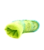 Non slip sole older girl lime color mocassins 