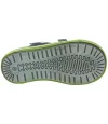 Toddler boys wide high instep leather footwear