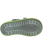 Toddler boys wide high instep leather footwear