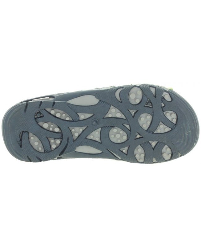 Gray color Europe kids sandals with ankle support 