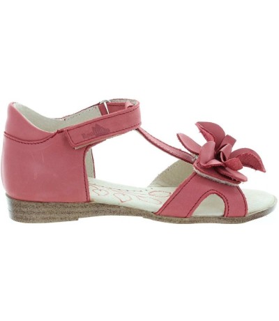 Orange closed back older girl ortho sandals 