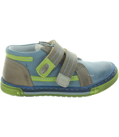 Ankle blue high tops with wide toe box