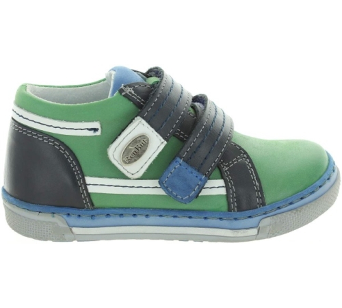 Pronation preventive ankle support green boys boots