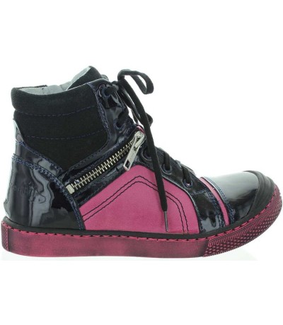 Fashion orthopedic European black sneakers for girls