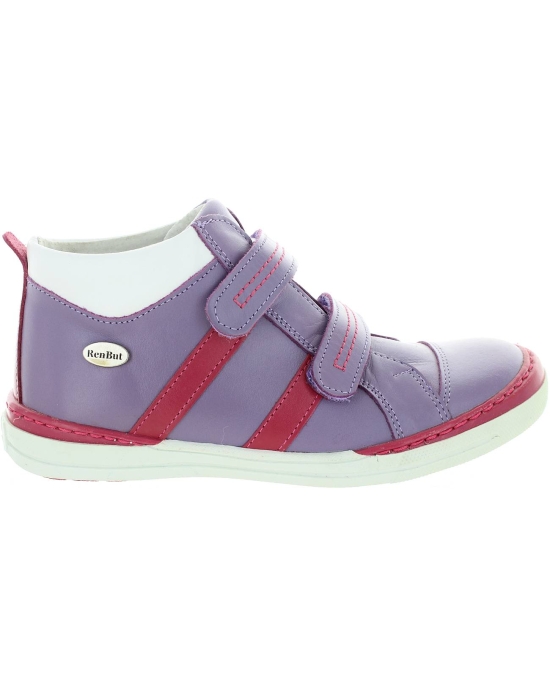 Ankle high purple boots for girls 
