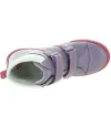Ankle high purple boots for girls 