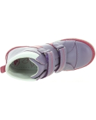 Ankle high purple boots for girls 