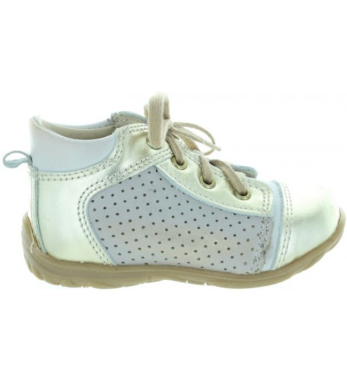 Corrective leather high top shoes for pigeon toes 