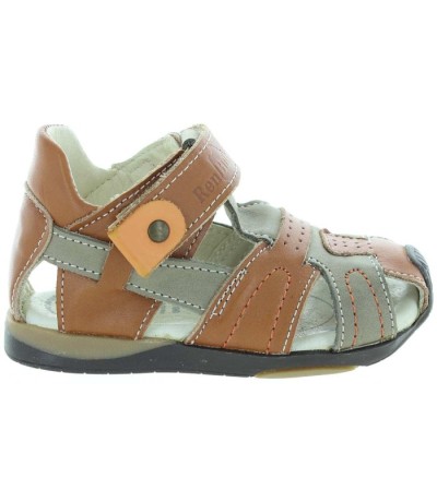 High arches beige boys ortho sandals 