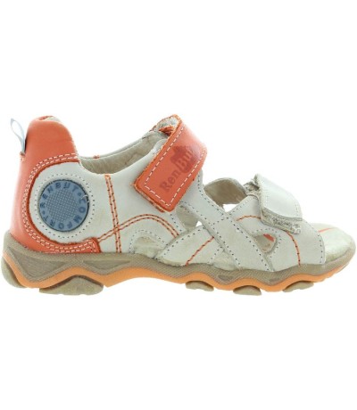 Foot forming beige sandals for kids with good arches