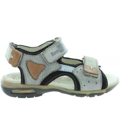 Supportive leather sandals for kids with high arch