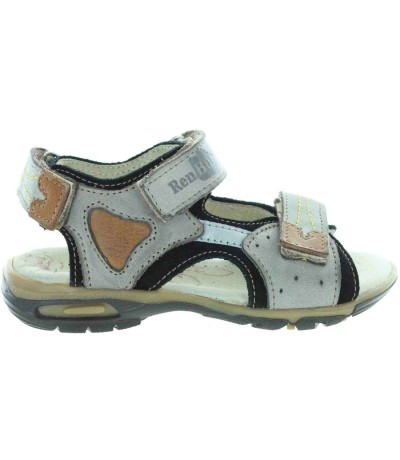 High arch supportive adjustable leather sandals for kids