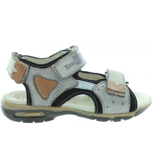 Supportive leather sandals for kids with high arch