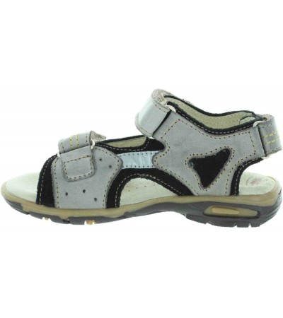 Supportive leather sandals for kids with high arch