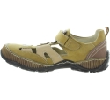 Orthopedic heel support green boys shoes