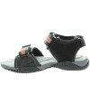 Black leather quality arched boys sandals