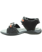 Black leather quality arched boys sandals