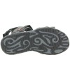 Black leather quality arched boys sandals