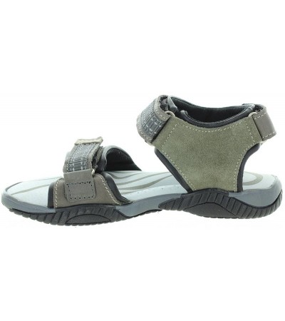 Boy with arch support leather sandals 