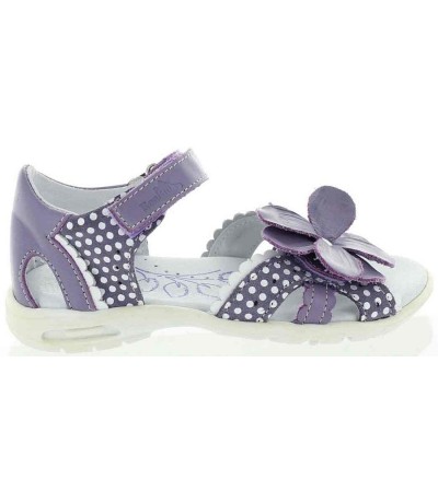 Pronation best girls leather purple high sandals 