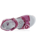 Stable closed heel ankle sandals for girl