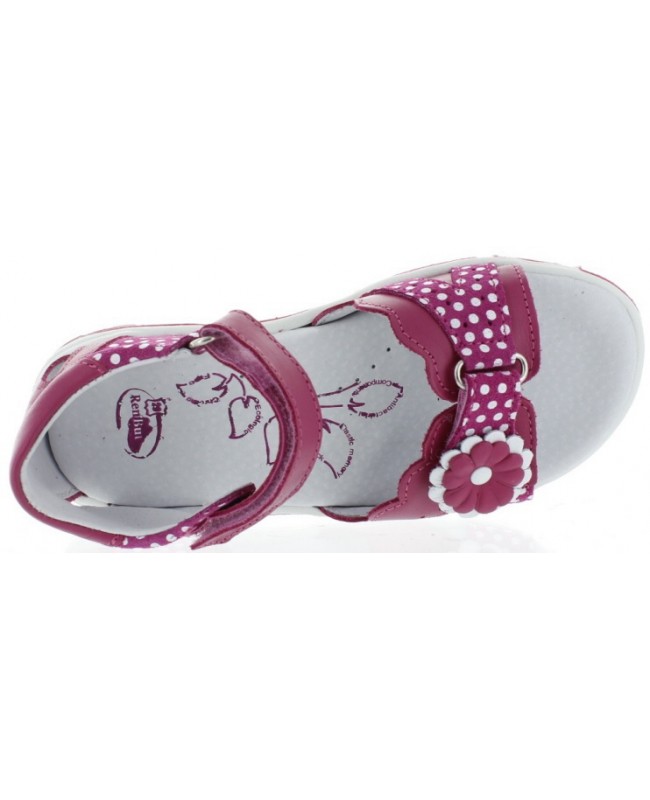 Closed heel pink sandals for children