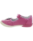 Pink leather orthopedic shoes for girls 