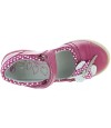 Pink leather orthopedic shoes for girls 