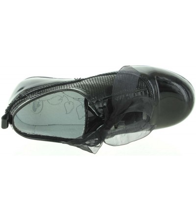 Shoes for girls in black patent leather 
