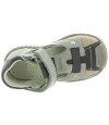 Flexible shoes for a toddler with good arch in beige