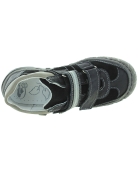 Healthy leather boys shoes with high arches 