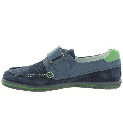 Child dress shoes in navy leather 