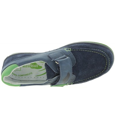 Child dress shoes in navy leather 